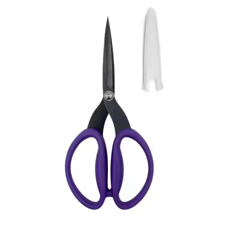Perfect Scissors Purple 7-3/4in Large Micro-Serrated Non-Slip Blade # KKBPSL