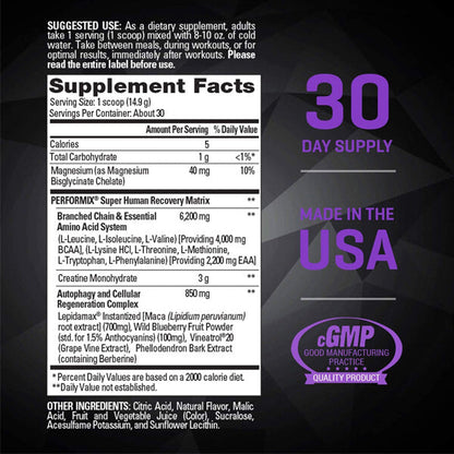 Performix SuperHuman Recovery 30 Servings