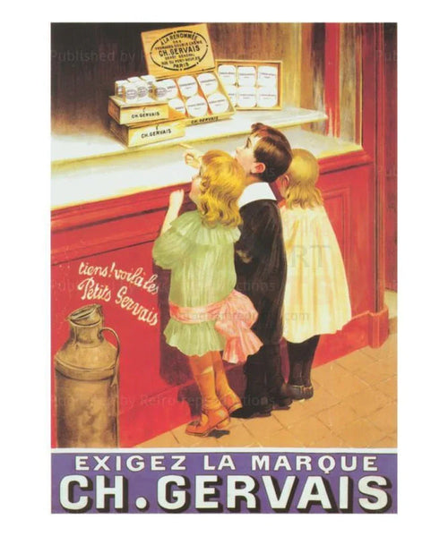 Petit Suisse Gervais - VINTAGEARTREPRINTS.COM
