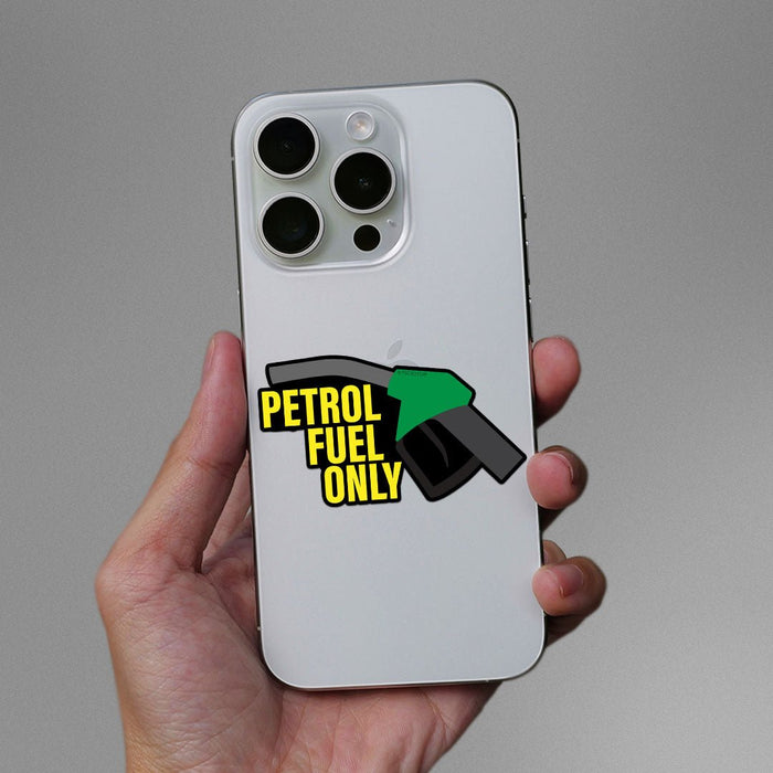 Petrol Fuel Only Sticker - Stickers | STICK IT UP