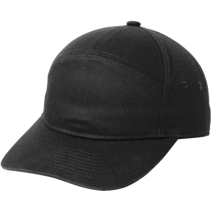 no-logo Port Authority 7-Panel Cap-Port Authority-Black-OSFA-Thread Logic