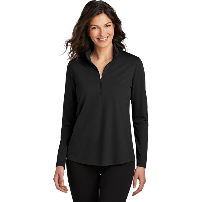 no-logo Port Authority Ladies Dry Zone UV Micro-Mesh 1/4-Zip-Port Authority-Thread Logic