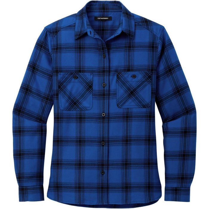 Royal/Black Open Plaid / XS