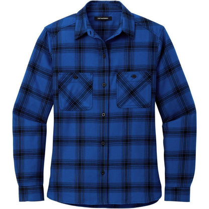 Royal/Black Open Plaid / XS