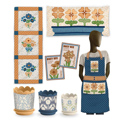 PREORDER Riley Blake Demin and Dasiy Machine Embroidery Garden Accents SKU: ME018GDA26R1 | Release Date November 2026