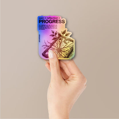Progress Formula Holographic Stickers - Holographic stickers | STICK IT UP