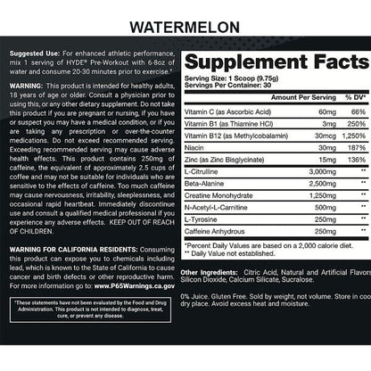 ProSupps Hyde Pre-Workout 30 Servings