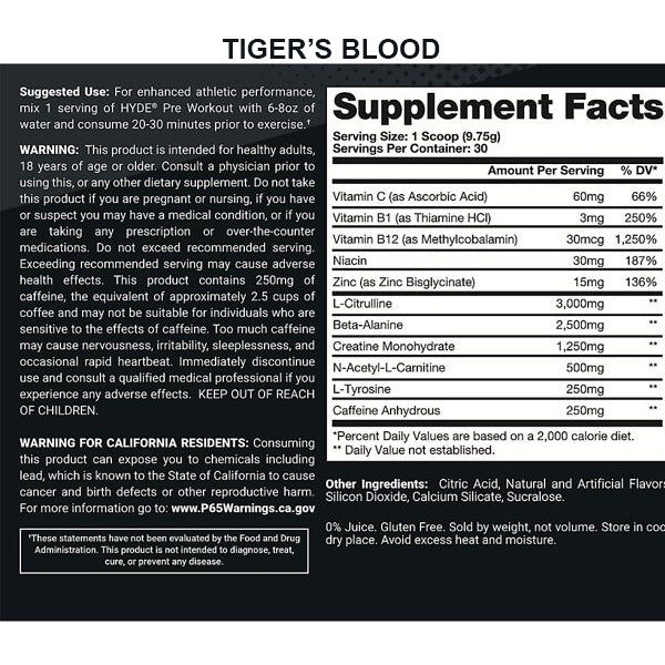 ProSupps Hyde Pre-Workout 30 Servings