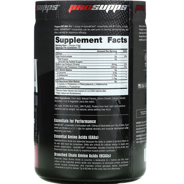 ProSupps Hydro BCAA +Essentials 30 Servings