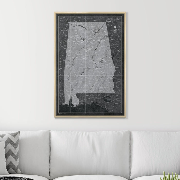 24" x 36" / Standard / Natural Oak