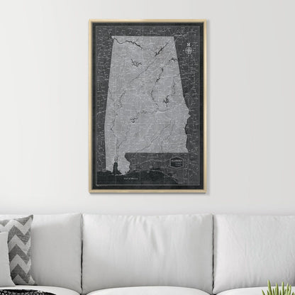 24" x 36" / Standard / Natural Oak