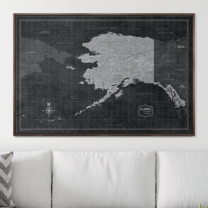 48" x 32" / Standard / Dark Walnut