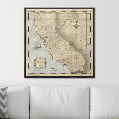 32" x 32" / Standard / Wood Grain Black
