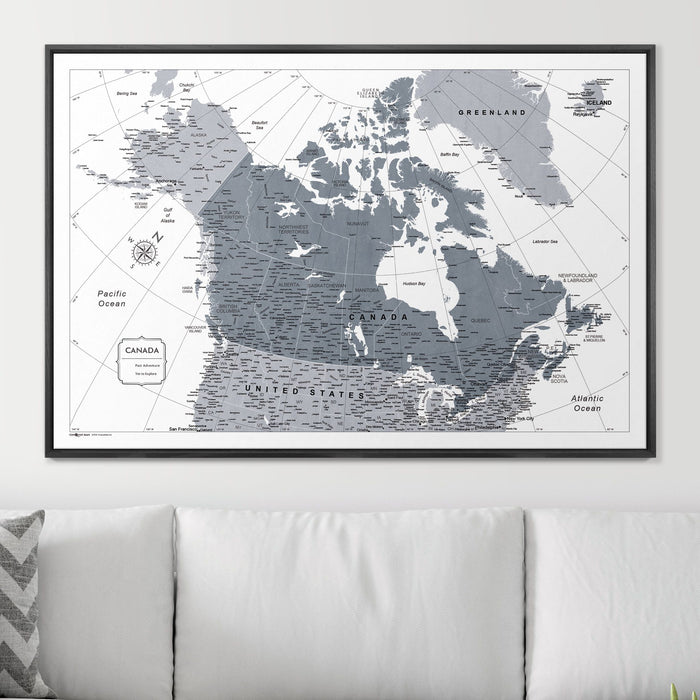 48" x 32" / Standard / Wood Grain Black