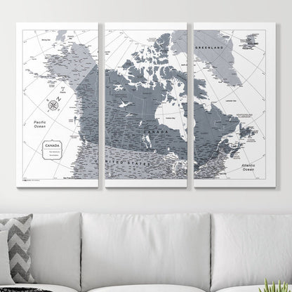 54" x 36" 3-Panel / Standard / No Frame