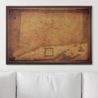 36" x 24" / Standard / Dark Walnut