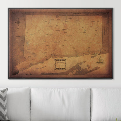 48" x 32" / Standard / Wood Grain Black