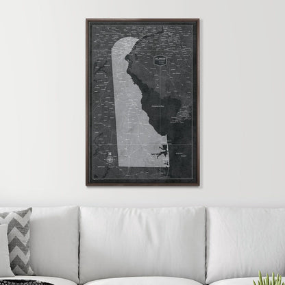 24" x 36" / Standard / Dark Walnut