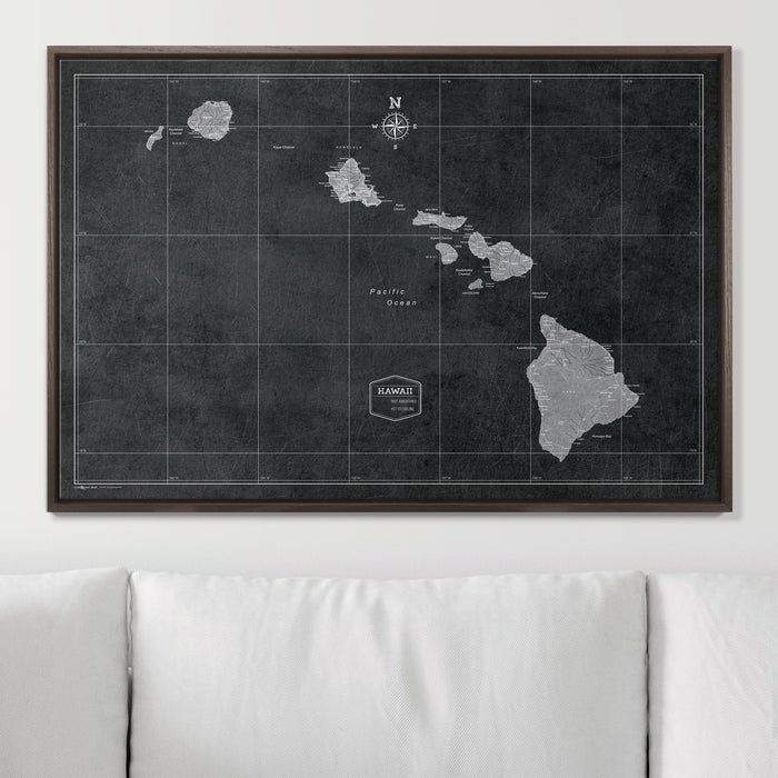 36" x 24" / Standard / Dark Walnut