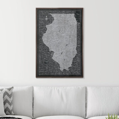 24" x 36" / Standard / Dark Walnut