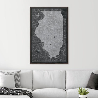 32" x 48" / Standard / Dark Walnut
