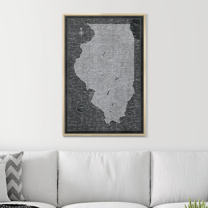 24" x 36" / Standard / Natural Oak