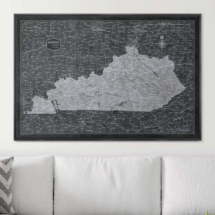 48" x 32" / Standard / Wood Grain Black