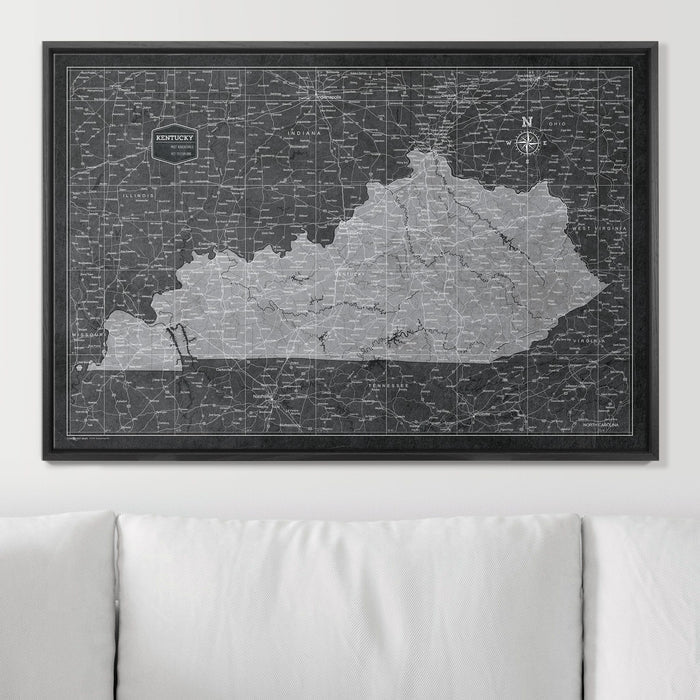 36" x 24" / Standard / Wood Grain Black