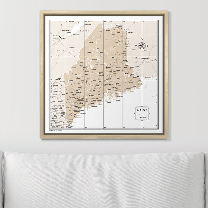 16" x 16" / Standard / Natural Oak