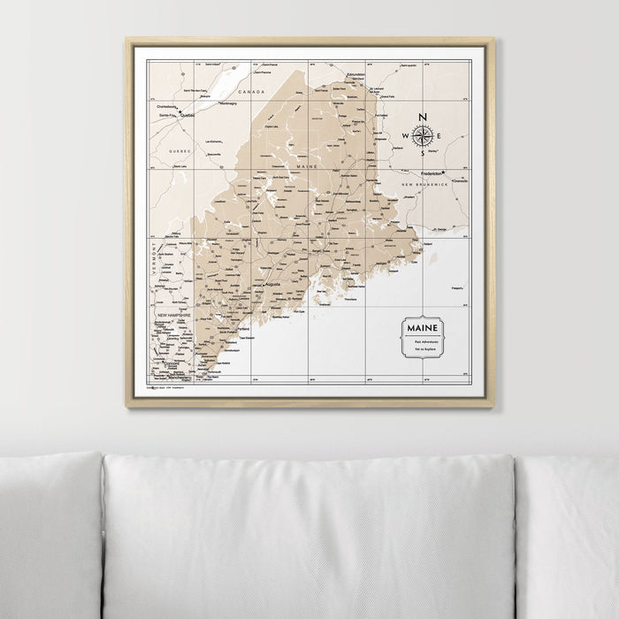 24" x 24" / Standard / Natural Oak