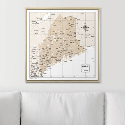 24" x 24" / Standard / Natural Oak