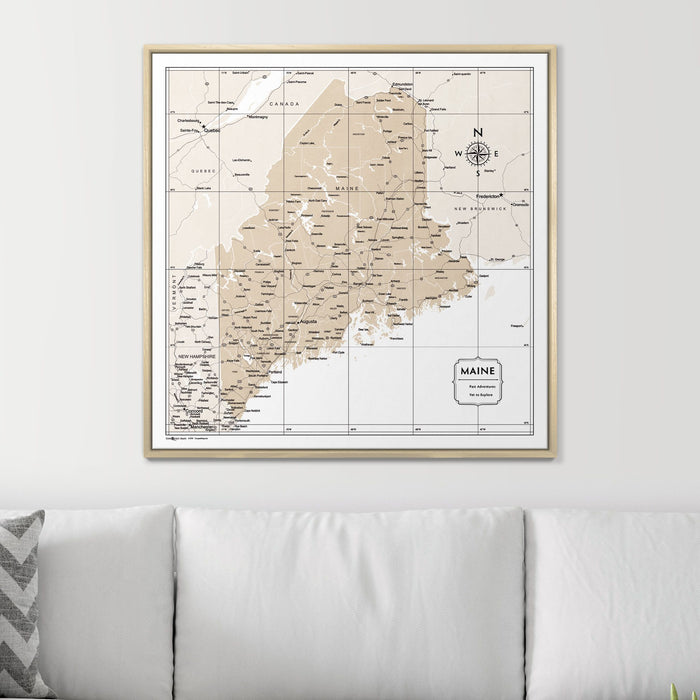 32" x 32" / Standard / Natural Oak