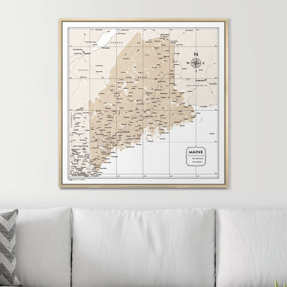 32" x 32" / Standard / Natural Oak