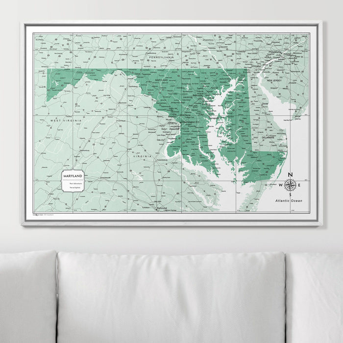 36" x 24" / Standard / Smooth White