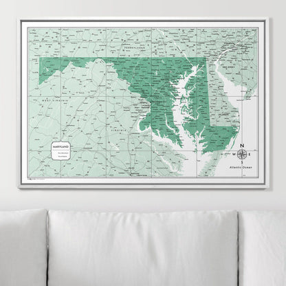 36" x 24" / Standard / Smooth White
