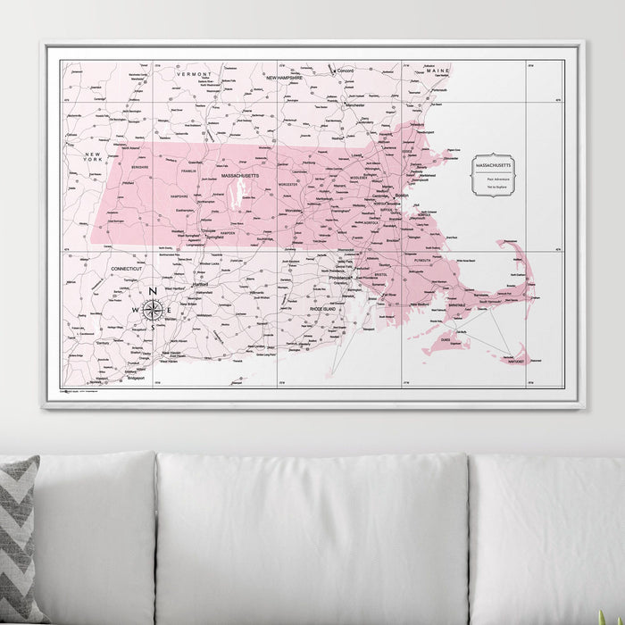 48" x 32" / Standard / Smooth White