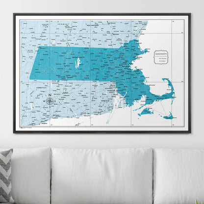 48" x 32" / Standard / Wood Grain Black