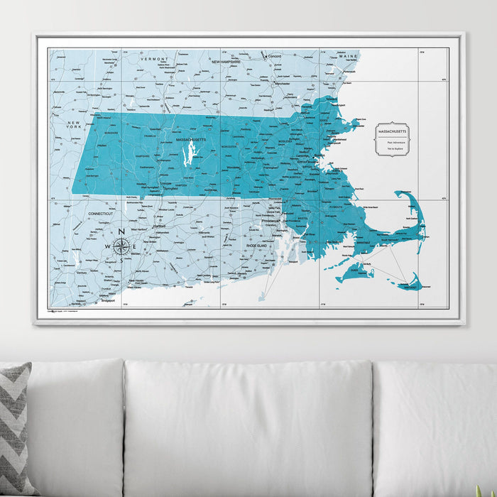 48" x 32" / Standard / Smooth White
