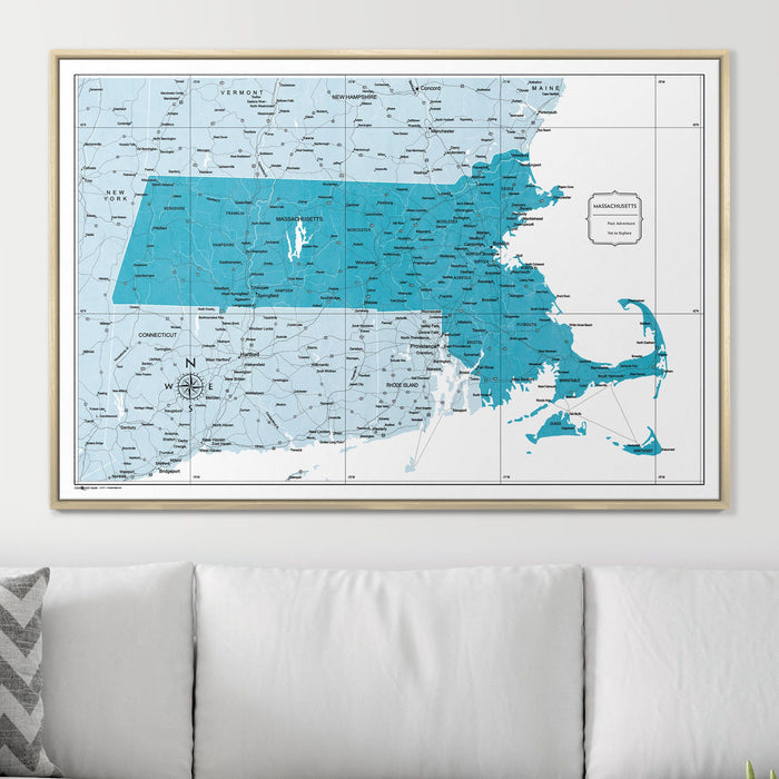 48" x 32" / Standard / Natural Oak