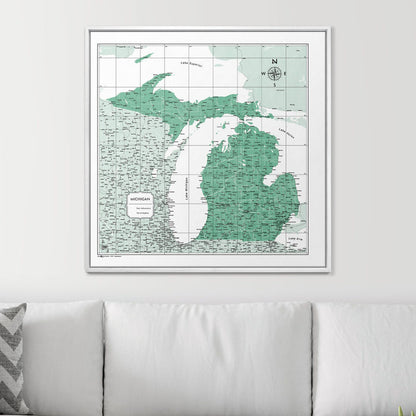 32" x 32" / Standard / Smooth White