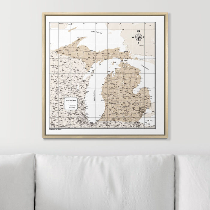 24" x 24" / Standard / Natural Oak