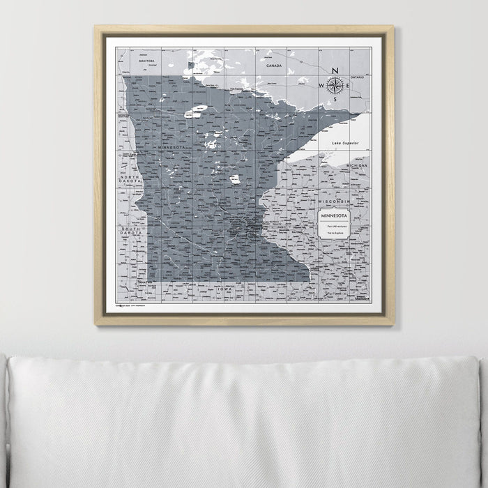16" x 16" / Standard / Natural Oak