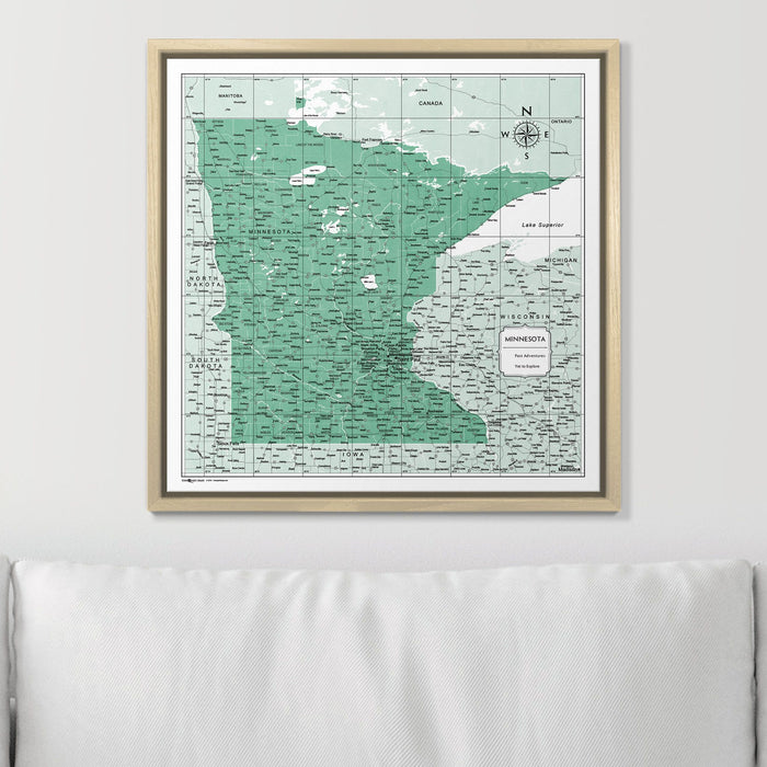 16" x 16" / Standard / Natural Oak