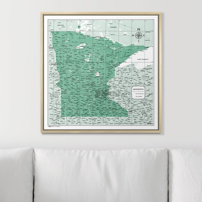 24" x 24" / Standard / Natural Oak