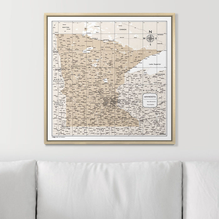 24" x 24" / Standard / Natural Oak