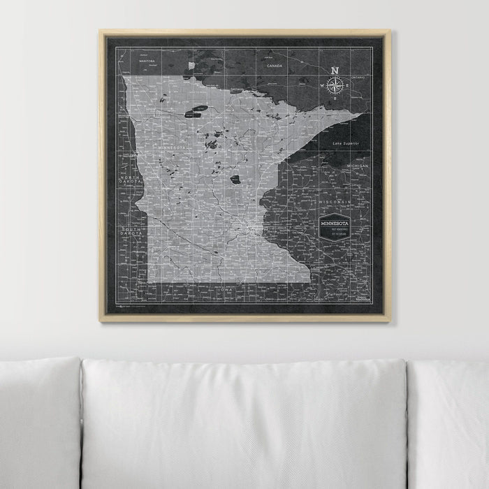 24" x 24" / Standard / Natural Oak