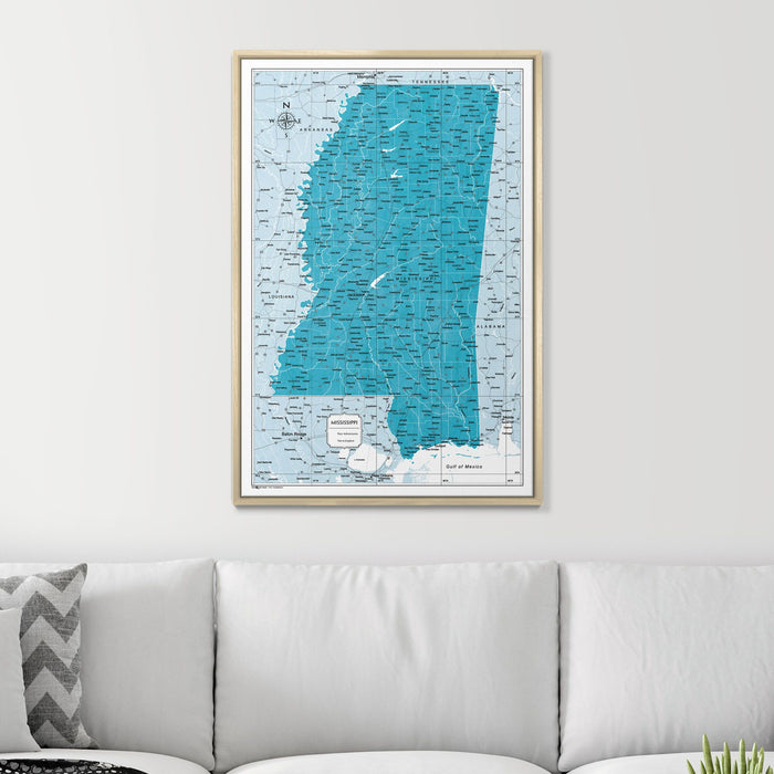 24" x 36" / Standard / Natural Oak