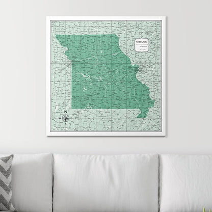 32" x 32" / Standard / No Frame