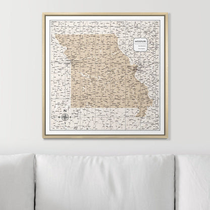 24" x 24" / Standard / Natural Oak