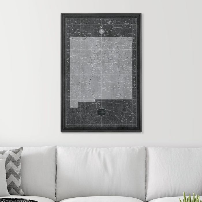 24" x 36" / Standard / Wood Grain Black
